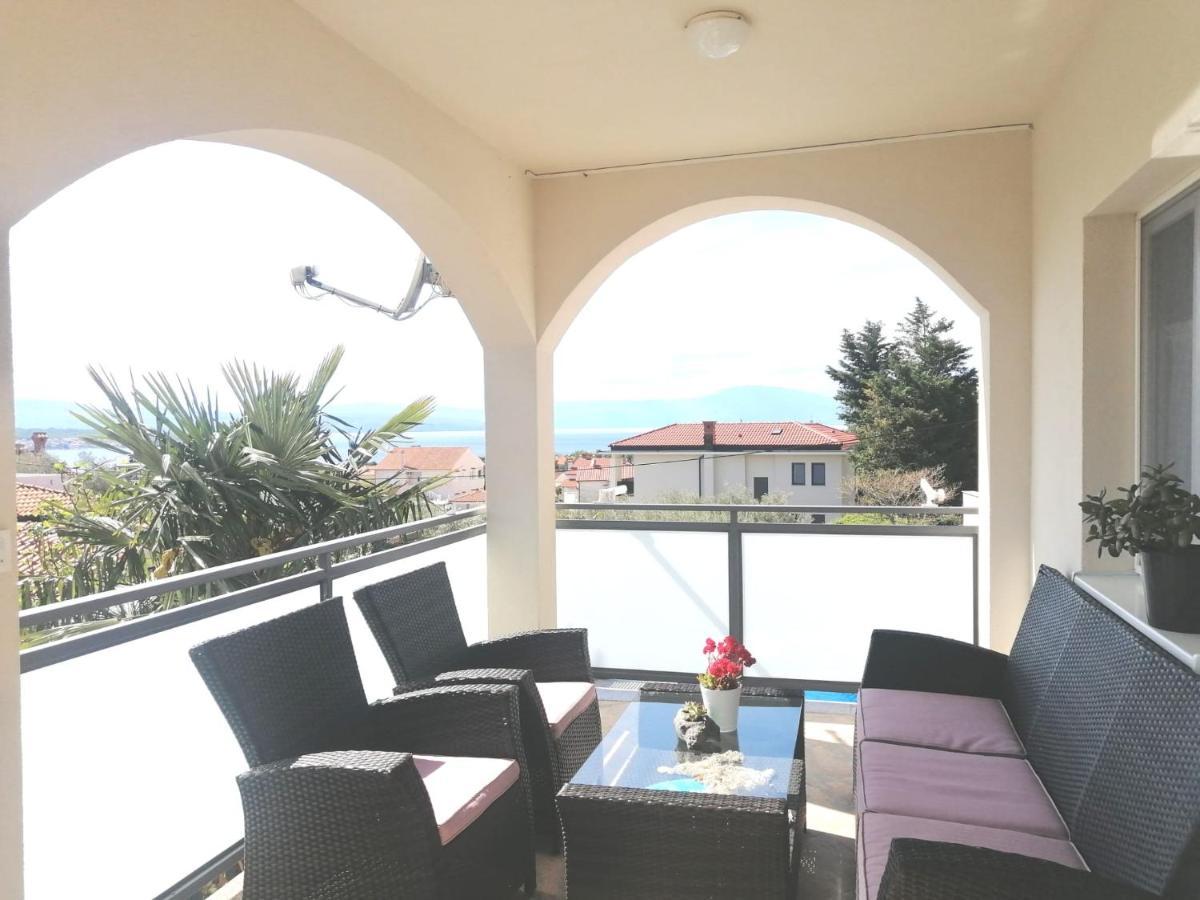 Lovely Sea View House In Malinska Island Krk Εξωτερικό φωτογραφία